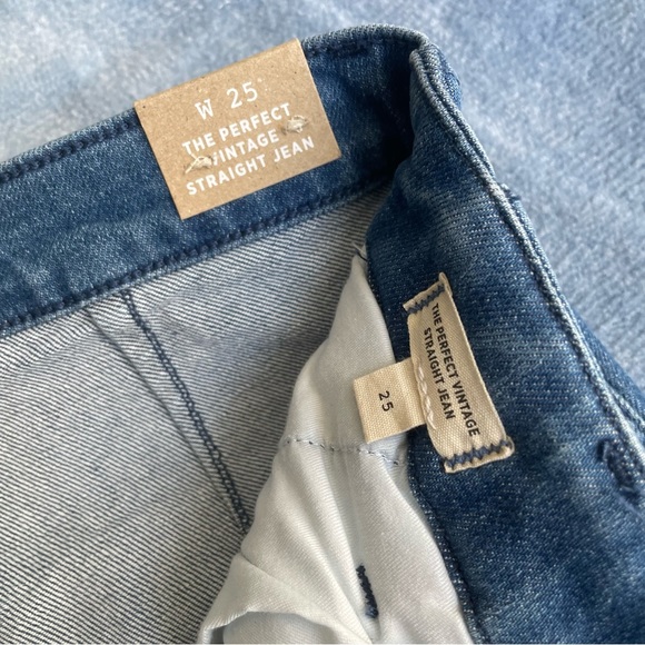 NWT Madewell The Perfect Vintage Jean in Medium Indigo Wash: Seamed Edition - Picture 7 of 7